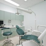 A dentist chair